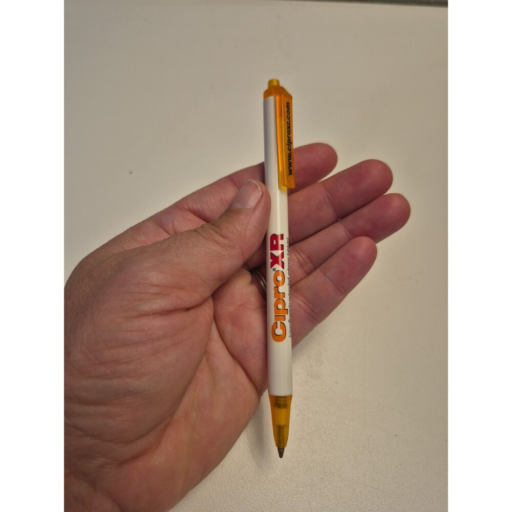 Bic Clic Stic CiproXR Pharmicutical Advertisement Pen